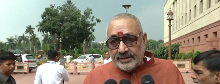 Cong crossed all limits by bringing monkeys into Parliament: Giriraj Singh