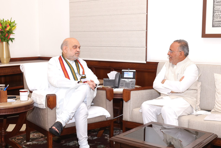 Gujarat Minister meets HM Shah in Delhi, discusses expansion of Ahmedabad Science City