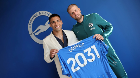 Paraguay midfielder Diego Gomez signs five-year deal with Brighton