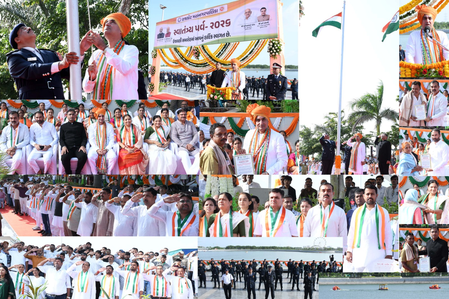 I-Day celebrations highlight civic responsibility across Gujarat cities