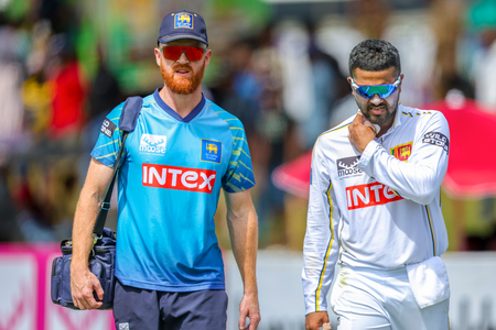 1st Test: Chandimal sent for scans after sustaining shoulder and neck injury while fieling