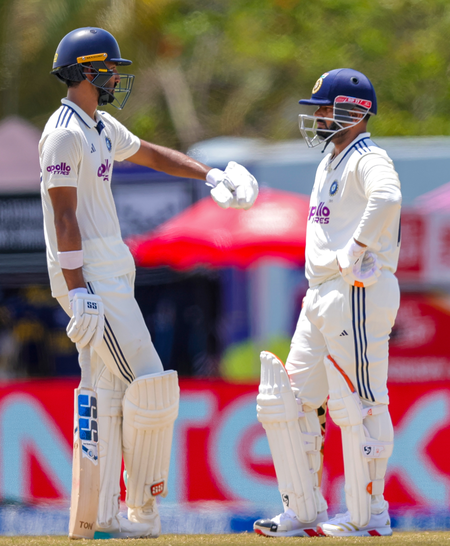 1st Test: Padikkal, Rahul’s stand helps India’s lead swell to 294 runs at lunch on Day 4