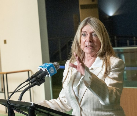 UN General Assembly holds dialogues with candidates for next secretary-general