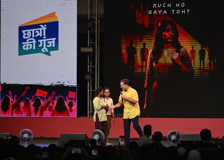 Rahul Gandhi addresses Gen-Z in Pune, challenges ‘Manusmriti’ view on women (Ld)