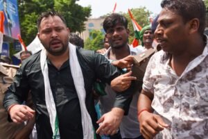 Tejashwi Yadav backs Aug 25 student protest, questions Bihar govt