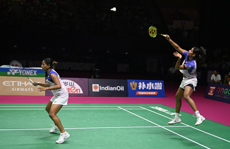 Dhawan praises Treesa-Gayatri’s historic bronze medal win at World Championships