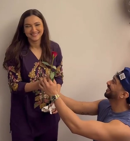 Zaid Darbar says ‘I’m the lucky one’ in a heartfelt birthday wish for wife Gauahar Khan