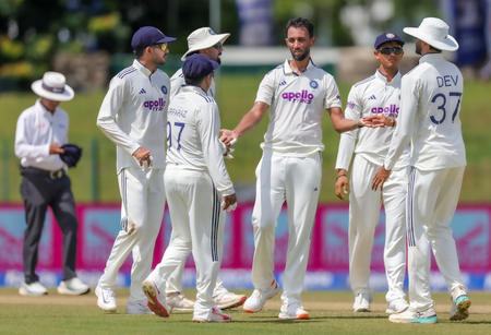 2nd Test: Prasidh strikes twice as SL reach 130/4 at Lunch in Colombo