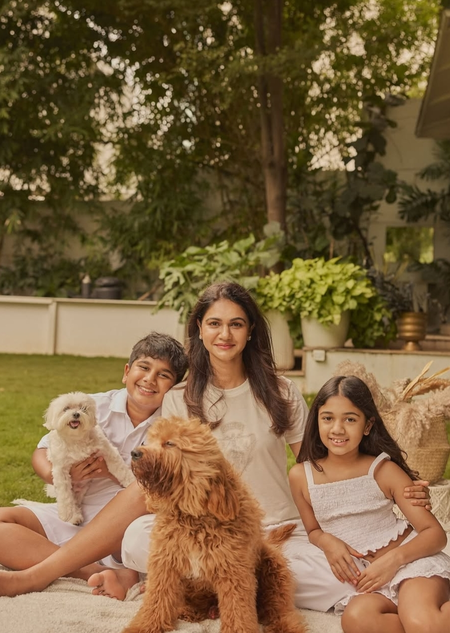 Sneha Reddy shares pictures of her ‘world’ with kids and pets, fans ask ‘Where is Allu Arjun?’