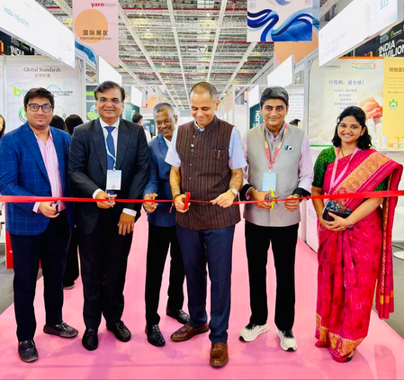 Indian CG inaugurates pavilion at Global Yarn and Inter-Textile Expo in Shanghai