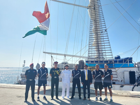 INS Sudarshini departs Portugal’s Lisbon after concluding port call
