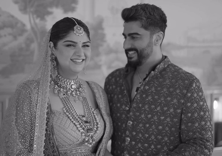 Anshula Kapoor gets emotional as Arjun Kapoor feels presence of late mother at wedding in the form of rainfall