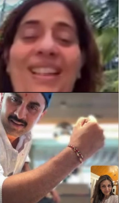 Ranbir Kapoor joins sisters Riddhima Kapoor, Natasha Nanda for virtual Rakhi celebration