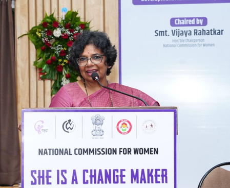 NCW chief Vijaya Rahatkar educates women on right to file ‘Zero FIR’
