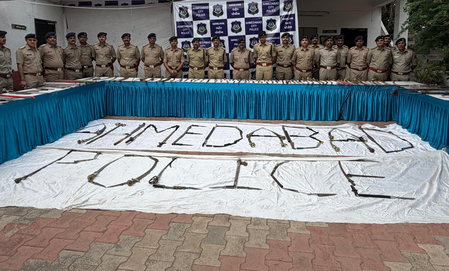 ‘263 weapons off the streets’: Gujarat Police step up action against illegal arms in Ahmedabad