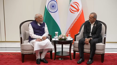 PM Modi and Iranian President hold talks in Bishkek, discuss West Asia situation