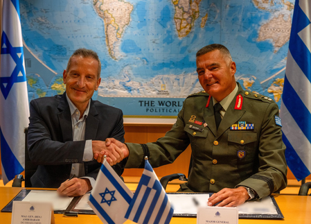 Israel and Greece sign giant ‘Achilles Shield’ defence deal to tackle ‘common regional challenges’