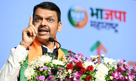 CM Fadnavis targets Rahul Gandhi, questions Congress’ stance on women’s empowerment