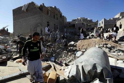 Houthi missiles, drones strike military sites in Yemen’s Marib province