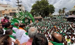 Karnataka JDS-BJP launch march against Bidadi township project; DK Shivakumar hits back