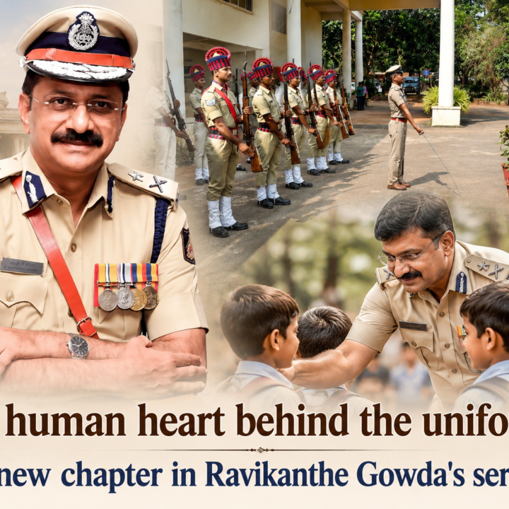 A human heart behind the uniform: Ravikanthe Gowda begins a new chapter