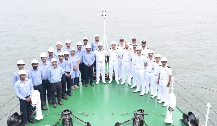 Goa Shipyard hands over new fast patrol vessel ICGS Ajit to Coast Guard