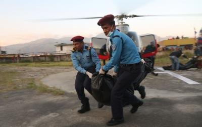 Mortal remains of Nirmal Purja and four other climbers airlifted to Skardu