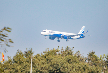 Indigo flight comes into contact with VDGS pole while parking at Srinagar airport
