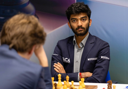 Chess Olympiad: Gukesh misses his chance as India drew with Azerbaijan; Savitha Shri wins seventh game