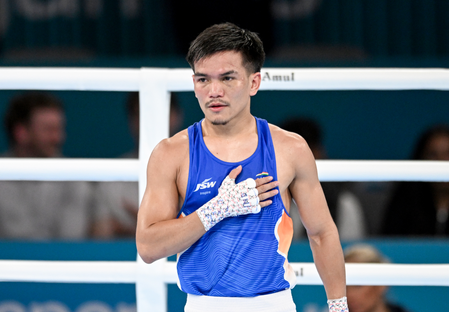 Asian Games: Jadumani Singh moves into pre-quarters after unanimous win over Nepal boxer
