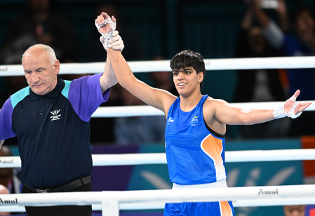 Asian Games: Priya Ghanghas registers unanimous win in women’s 60kg QF to assure medal