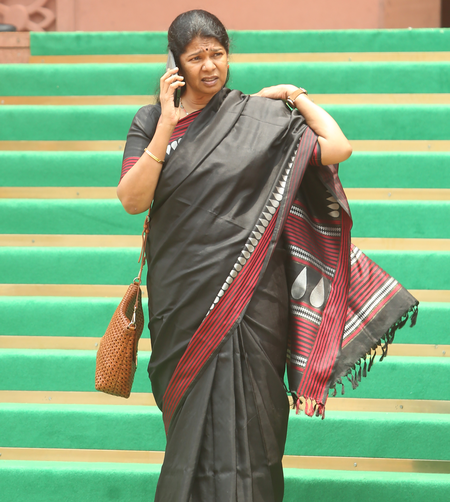 Kanimozhi meets INDIA bloc allies as DMK eyes broader coalition beyond BJP, Cong