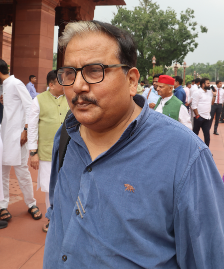 Manoj Jha seeks PM Modi’s intervention after building collapse in Delhi