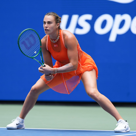 US Open: Sabalenka begins title defence with straight-sets win over Osorio