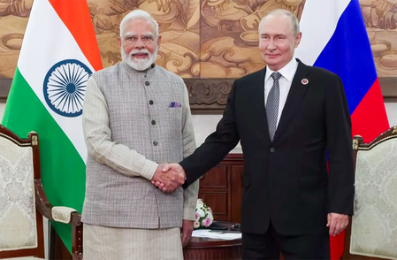 Prez Putin extends birthday wishes to PM Modi; lauds his contribution to strengthening India-Russia ties