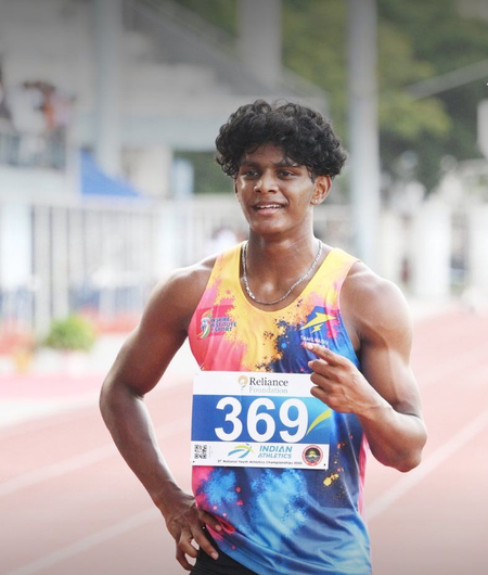 Neil Samraj sets youth national and meet record in 100m at National Youth Athletics C’ships