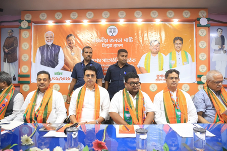 BJP, tribal allies in hectic seat-sharing talks ahead of Tripura Village Committee polls