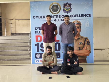 Two held in Gujarat for providing bulk transaction bank accounts to cyber fraud syndicate