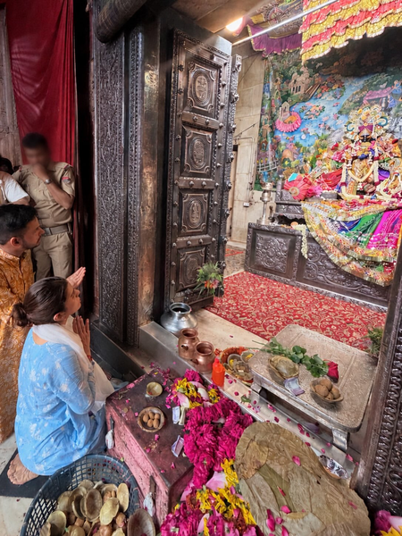 Nimrat Kaur enchanted by Brij Dhaam’s divine charm, shares Janmashtami glimpses