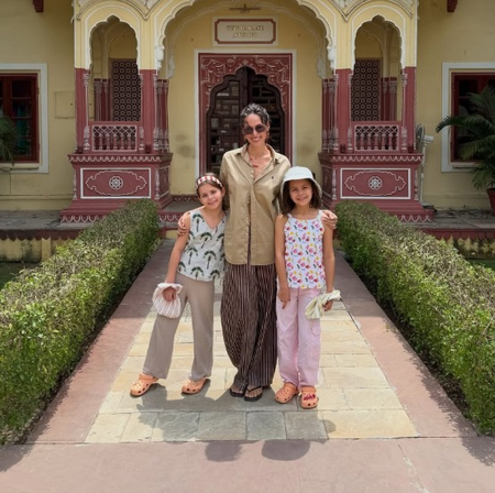 Lisa Ray explores Jaipur’s art, culture and cuisine with her daughters