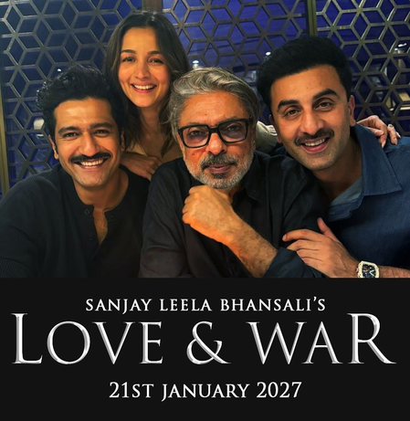 Ranbir Kapoor, Alia Bhatt, Vicky Kaushal wraps up filming of SLB’s ‘Love & War’