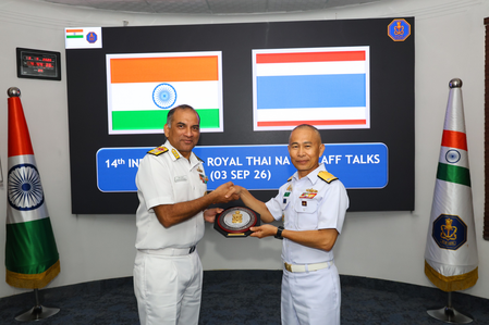 Navies of India and Thailand reaffirm commitment to capacity building, training