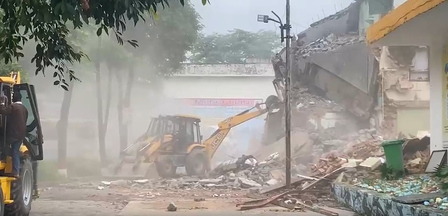 UP Administration demolishes illegal mosque in Saharanpur; Imran Masood to move SC