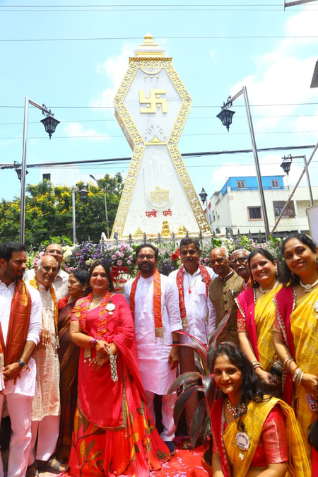 Union Minister Kishan Reddy unveils ‘Ahimsa Stambh’ in Hyderabad