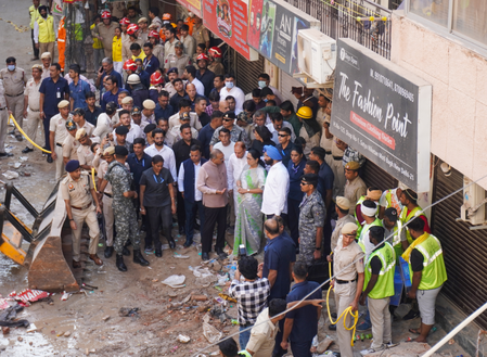 ‘Guilty won’t be spared’: Delhi CM on suspension of 5 MCD officials over building collapse