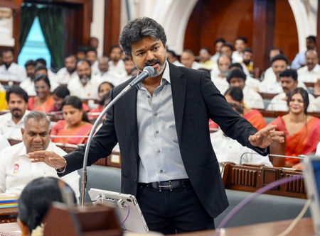 TN CM Vijay’s Assembly gesture sparks row; DMK, AIADMK claim ‘lack of decorum’