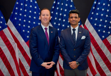 Sergio Gor meets Indian astronaut Shubhanshu Shukla, says his journey shows US-India space cooperation