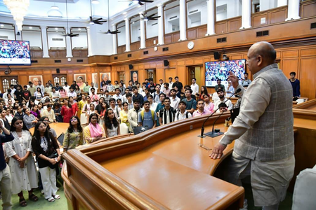 Miranda House, Hindu College students explore Delhi Assembly’s working