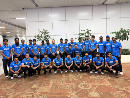 Indian men’s hockey team departs for Japan to defend its Asian Games gold medal