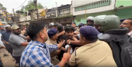 Ruckus during anti-encroachment drive in Indore, six detained after protest